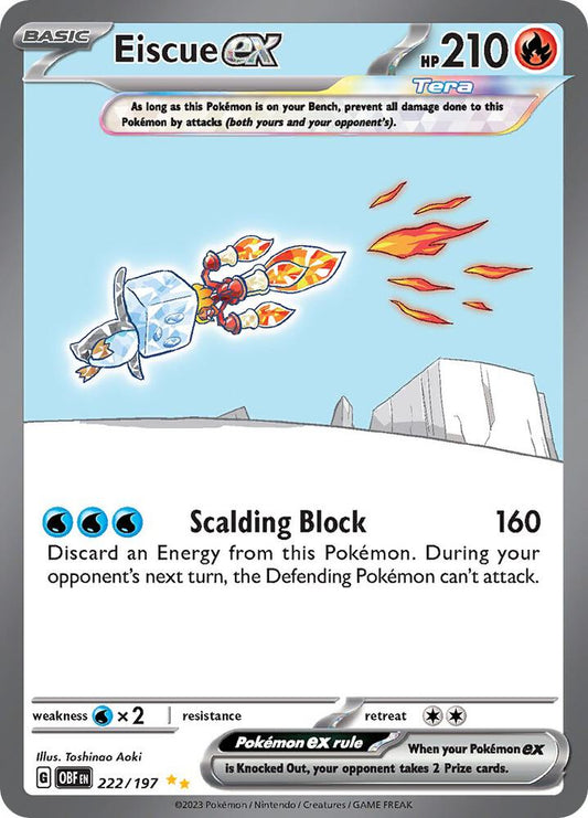 Eiscue ex - 222/197 - SIR (Special Illustration Rare)