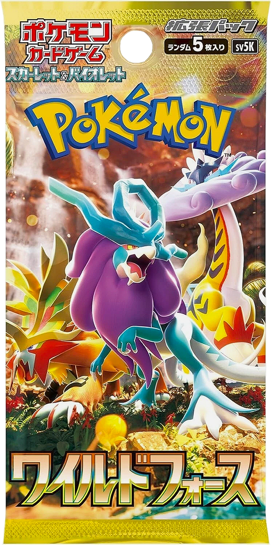 Wild Force (sv5K) Booster Pack - Japanese Version