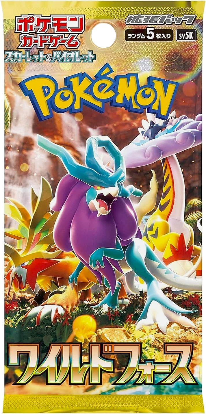 Wild Force (sv5K) Booster Pack - Japanese Version